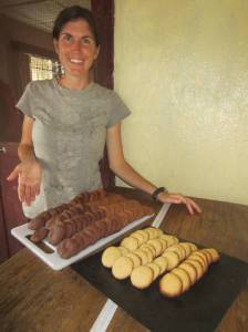 My final baking project in Liberia: cookies for our neighbors to say farewell!